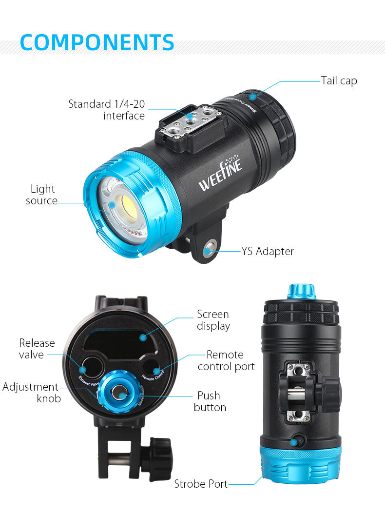 Weefine Smart Focus 5000 V2 Video Light