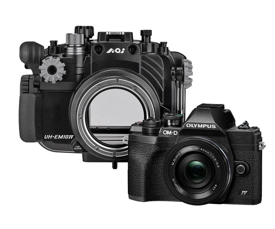 Olympus OM-D EM10 MKIV + AOI UH-EM10IV Housing Package