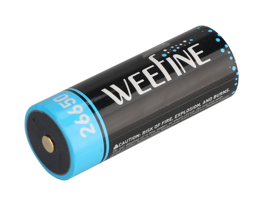 Weefine 26650 Li-ion Battery With USB-C
