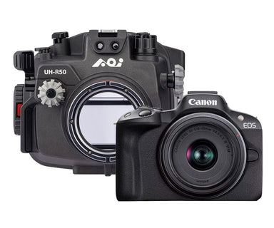 Canon EOS R50 Camera + AOI UH-R50 Housing Package AOI