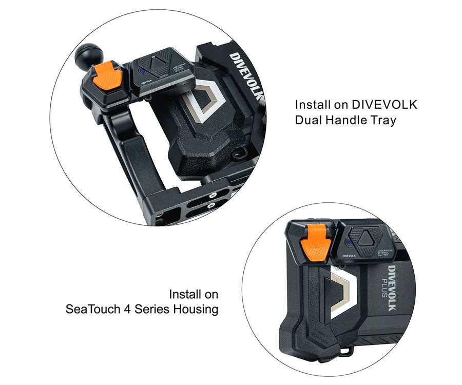 Divevolk Underwater External Shutter for Seatouch 4 Max Housings