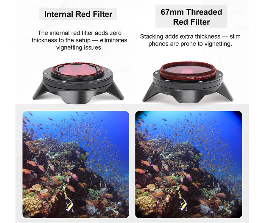 Divevolk Internal Filter for Wide-angle Lens Divevolk