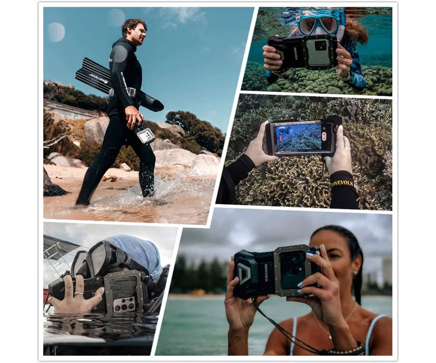 Divevolk SeaTouch 4 MAX PLUS housing for iPhones