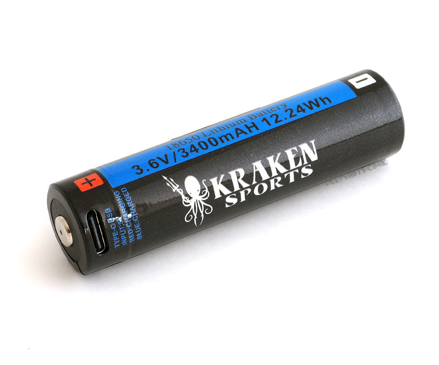 Kraken 18650 Li-ion Battery with USB-C