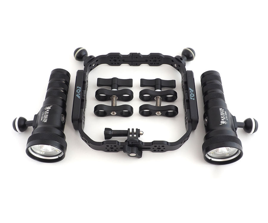 Kraken LTD-3000 Dual Package for Action Cameras - LAUNCH OFFER