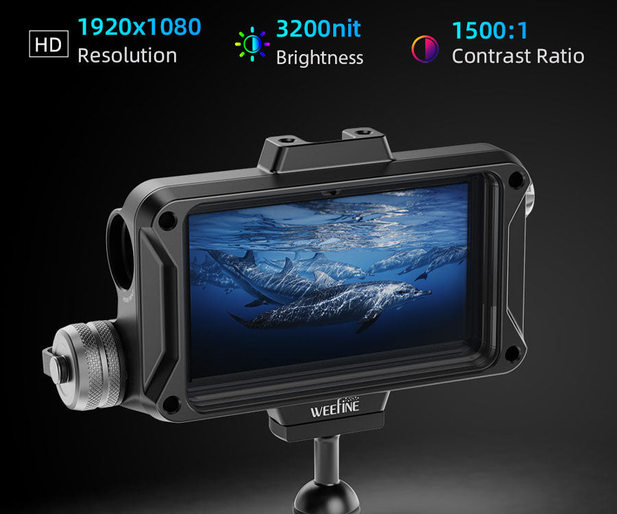 Weefine WED-5 Pro 5" Underwater Monitor