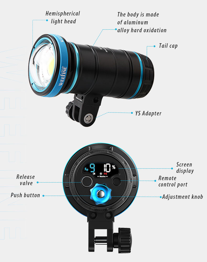 Weefine Smart Focus 10000 Video Light