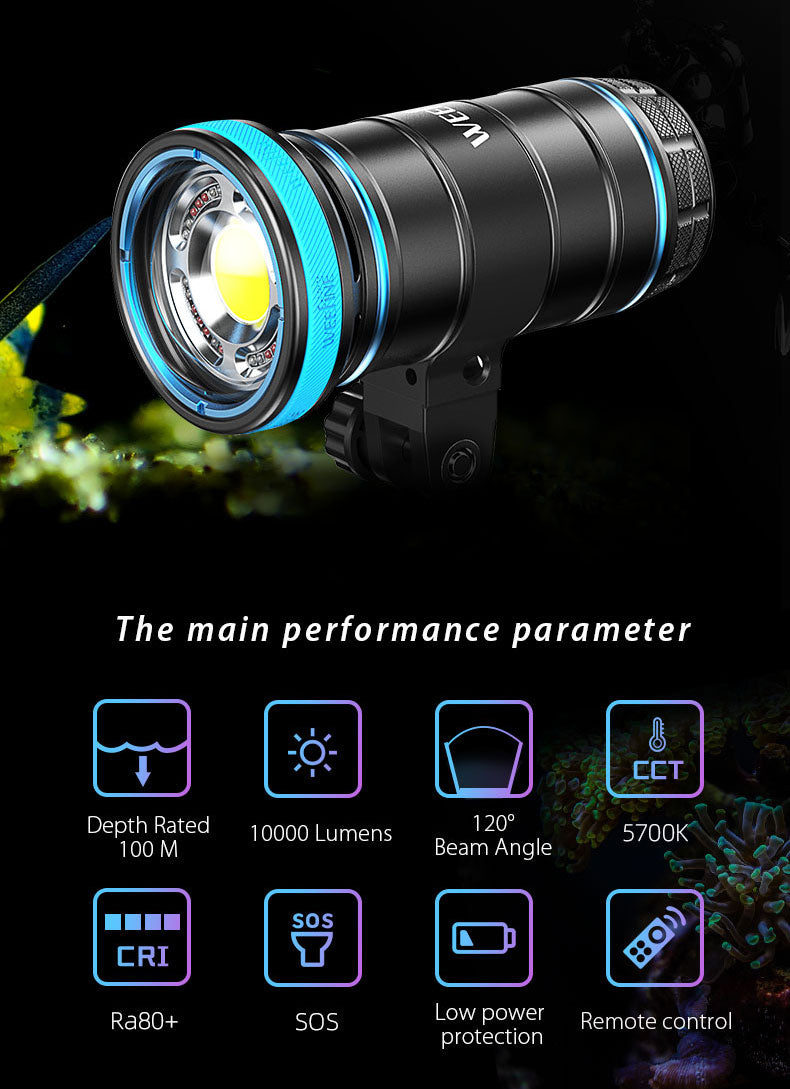 Weefine Smart Focus 10000 Video Light