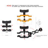 Scubalamp AC42 Long Compression Clamp